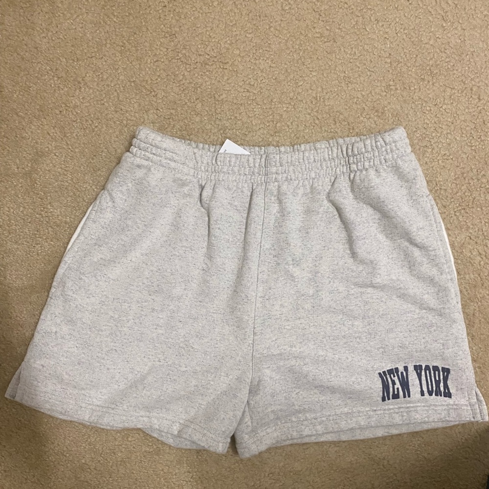 Brandy Melville Grey New York Sweatshort